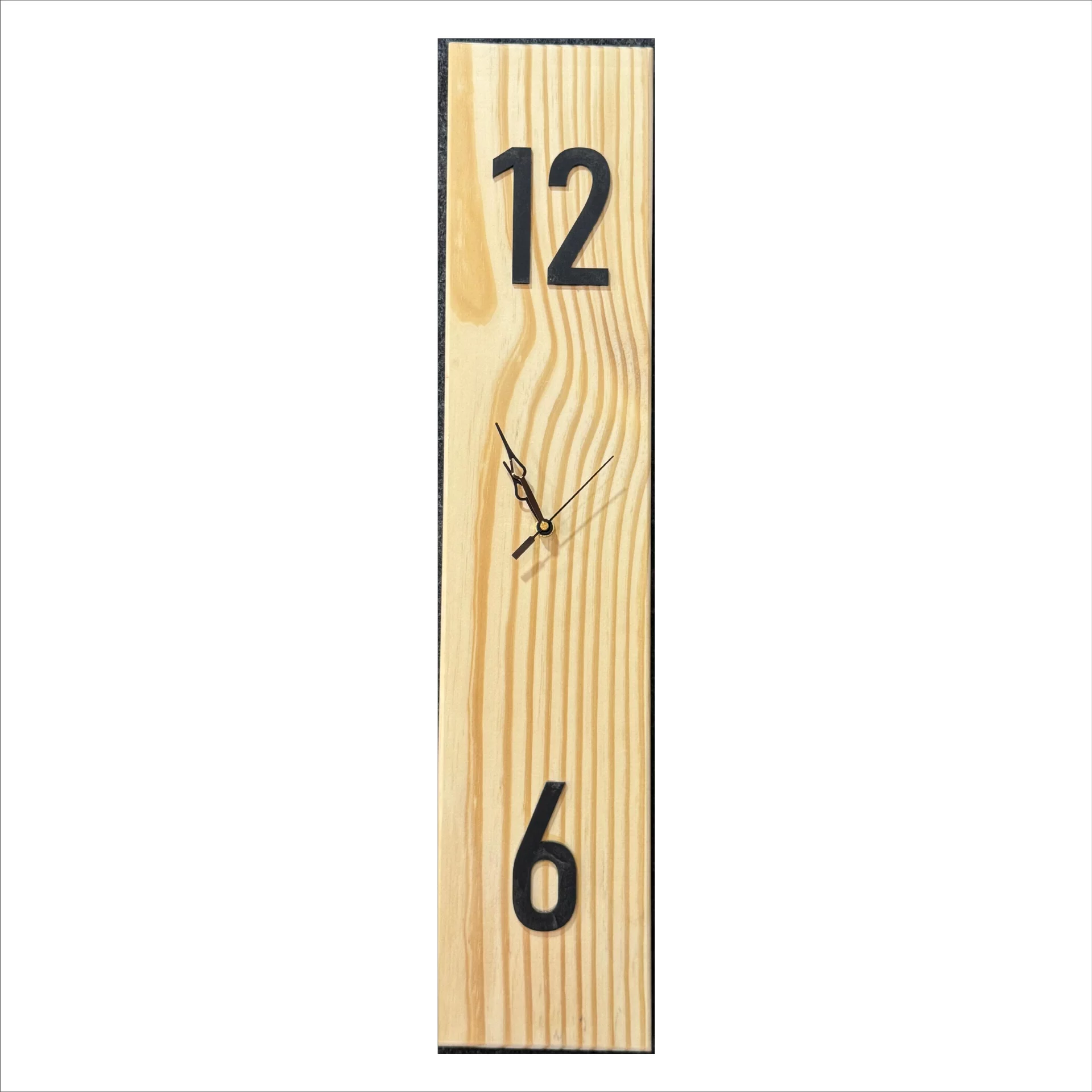 Wooden Wall Clock Cloud Shape