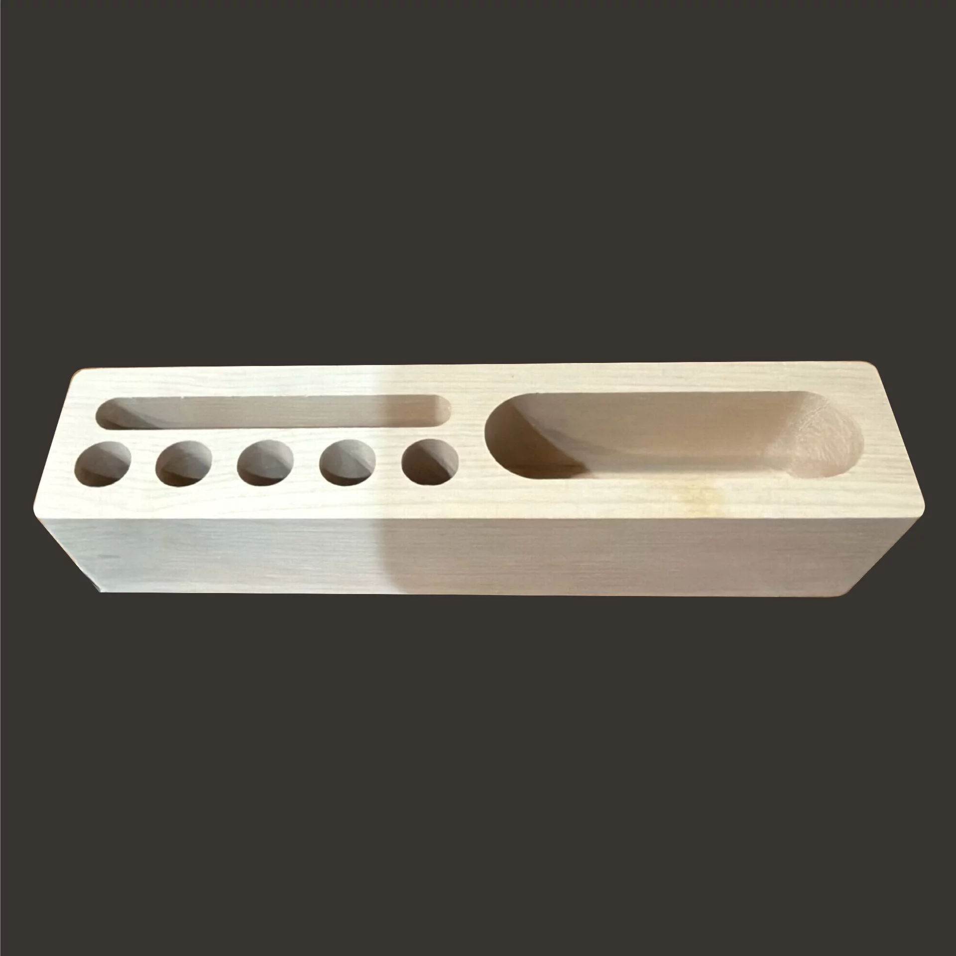Deskart Premium Pen Holder Stand with Clock