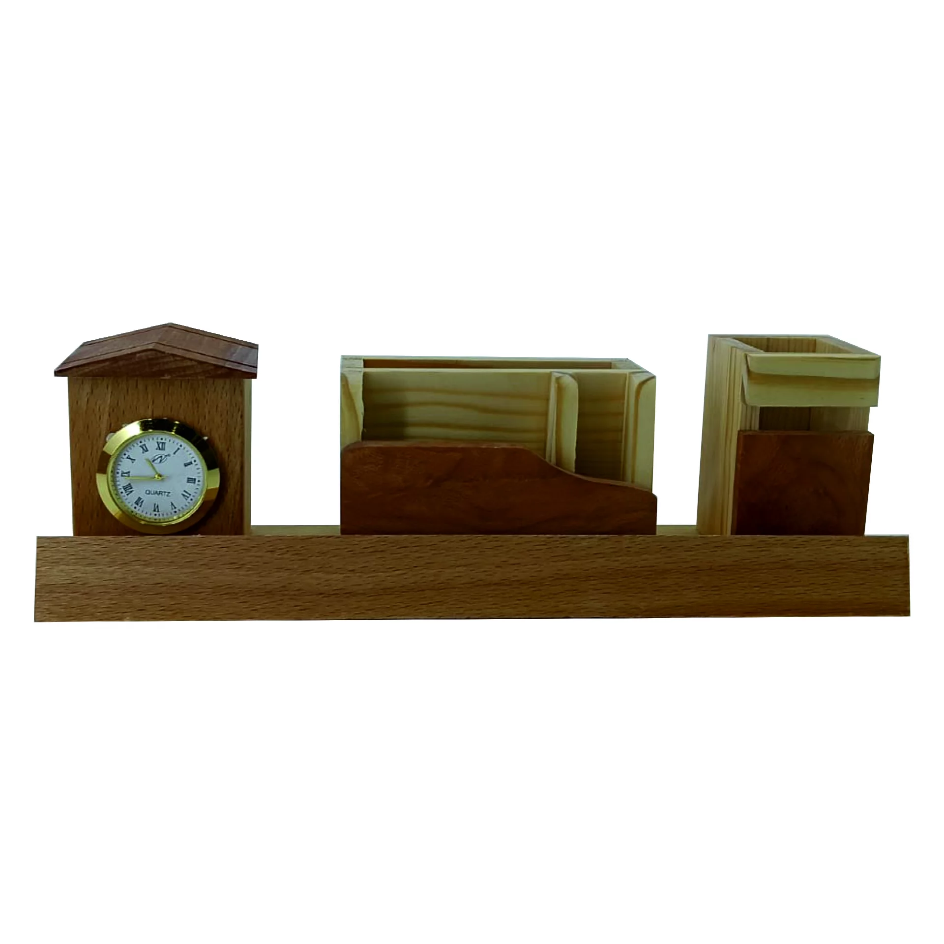 Pen Stand With Visiting Card & Mobile Holder