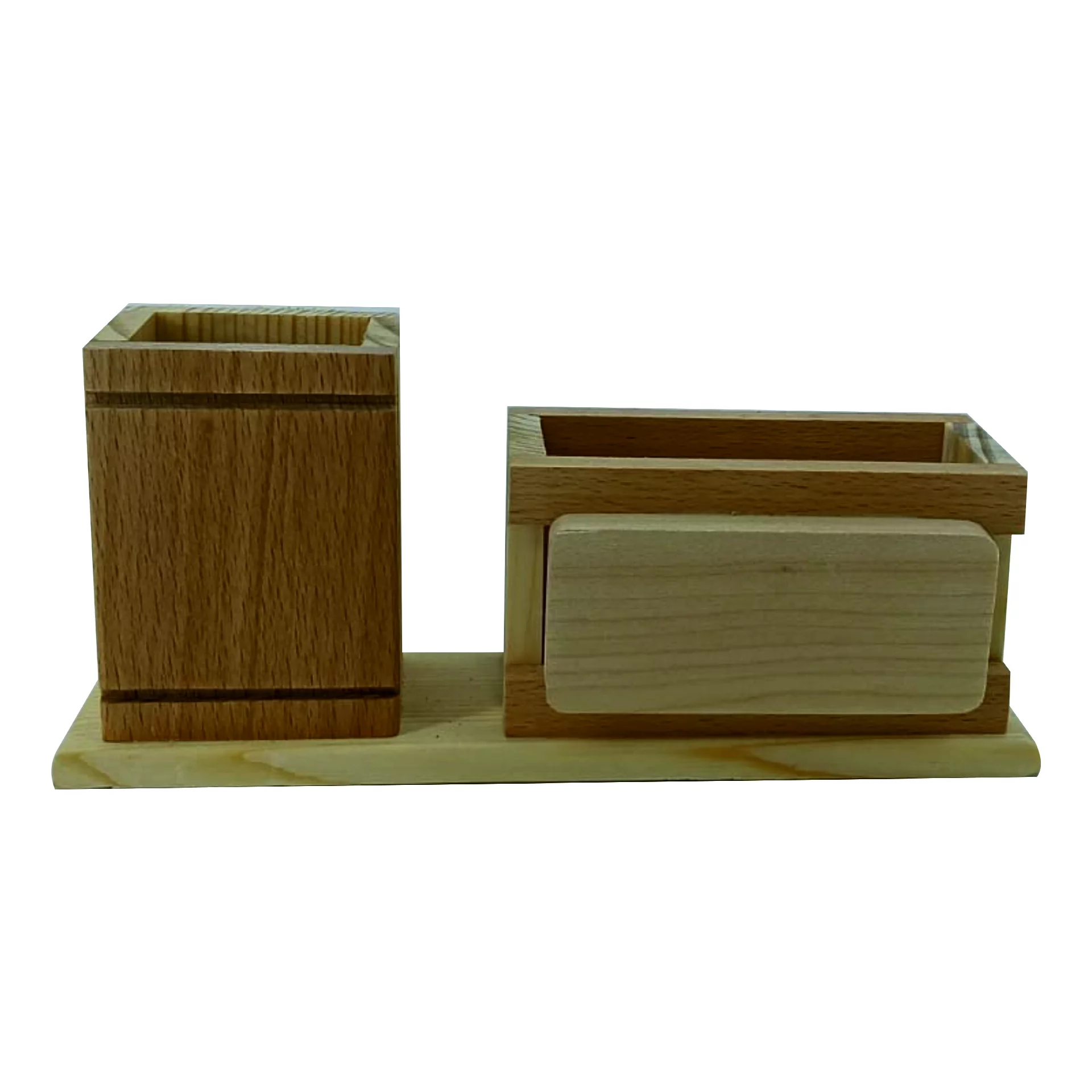 Pen Stand With Visiting Card & Mobile Holder