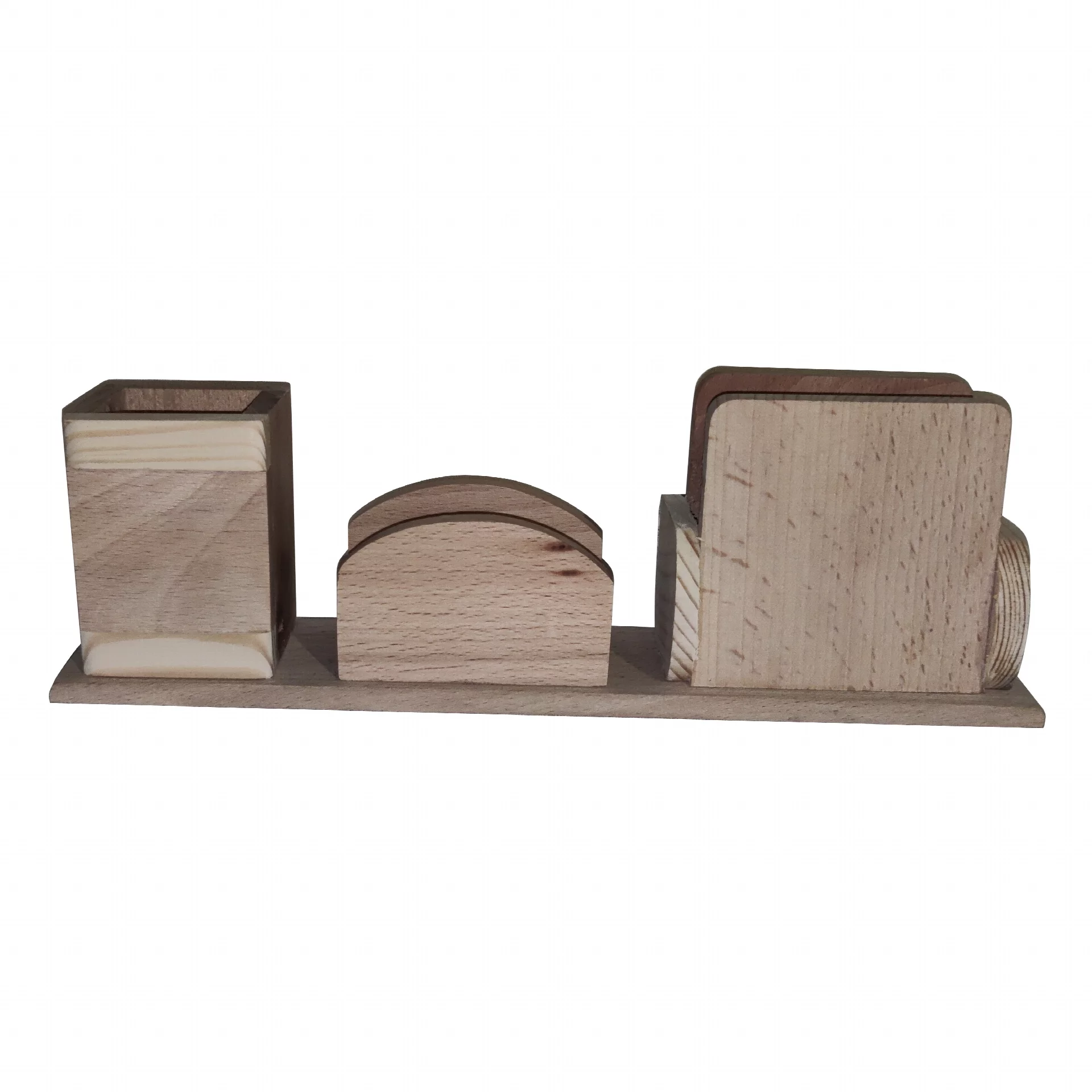 Pen Stand With Visiting Card & Mobile Holder