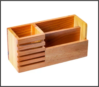 Pen Stand With Visiting Card & Mobile Holder