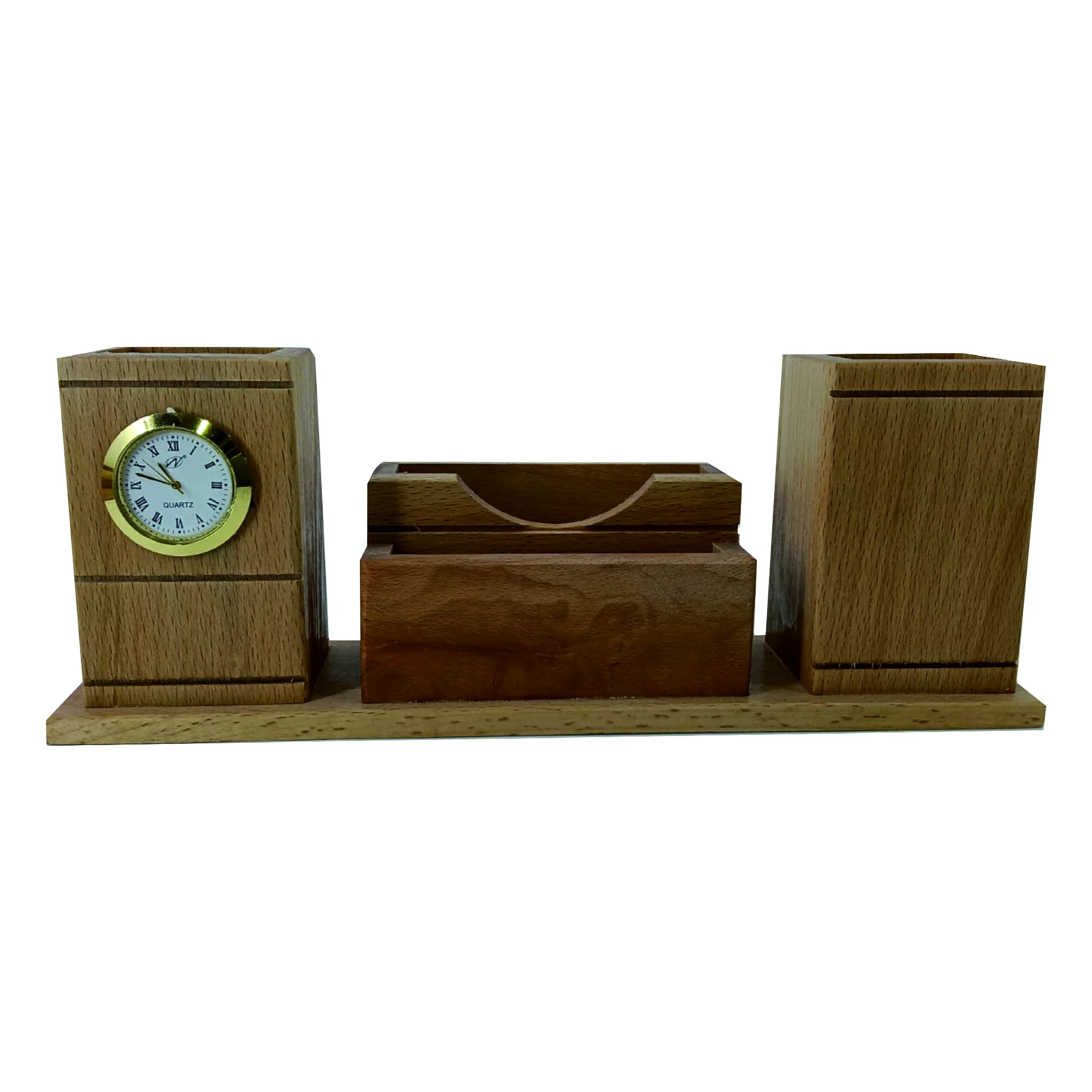 Pen Stand With Visiting Card & Mobile Holder
