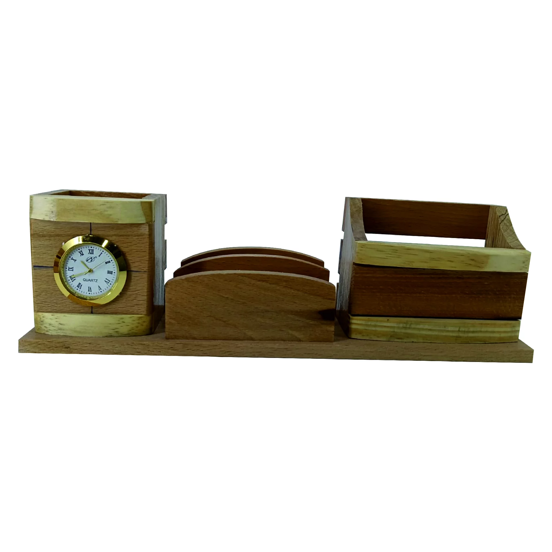 Pen Stand With Visiting Card & Mobile Holder