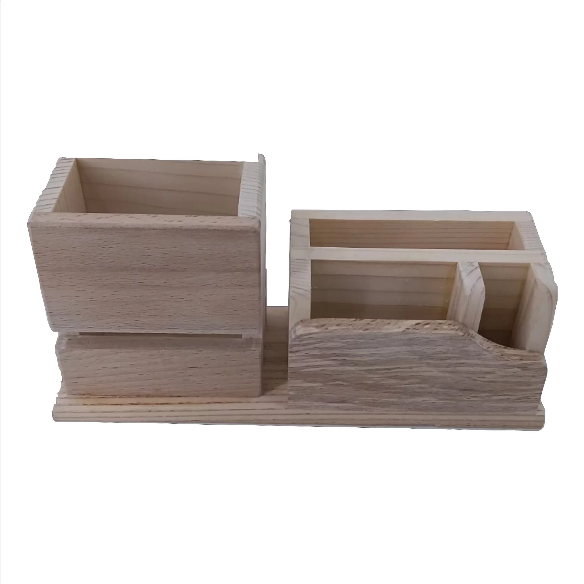 Pen Stand With Visiting Card & Mobile Holder