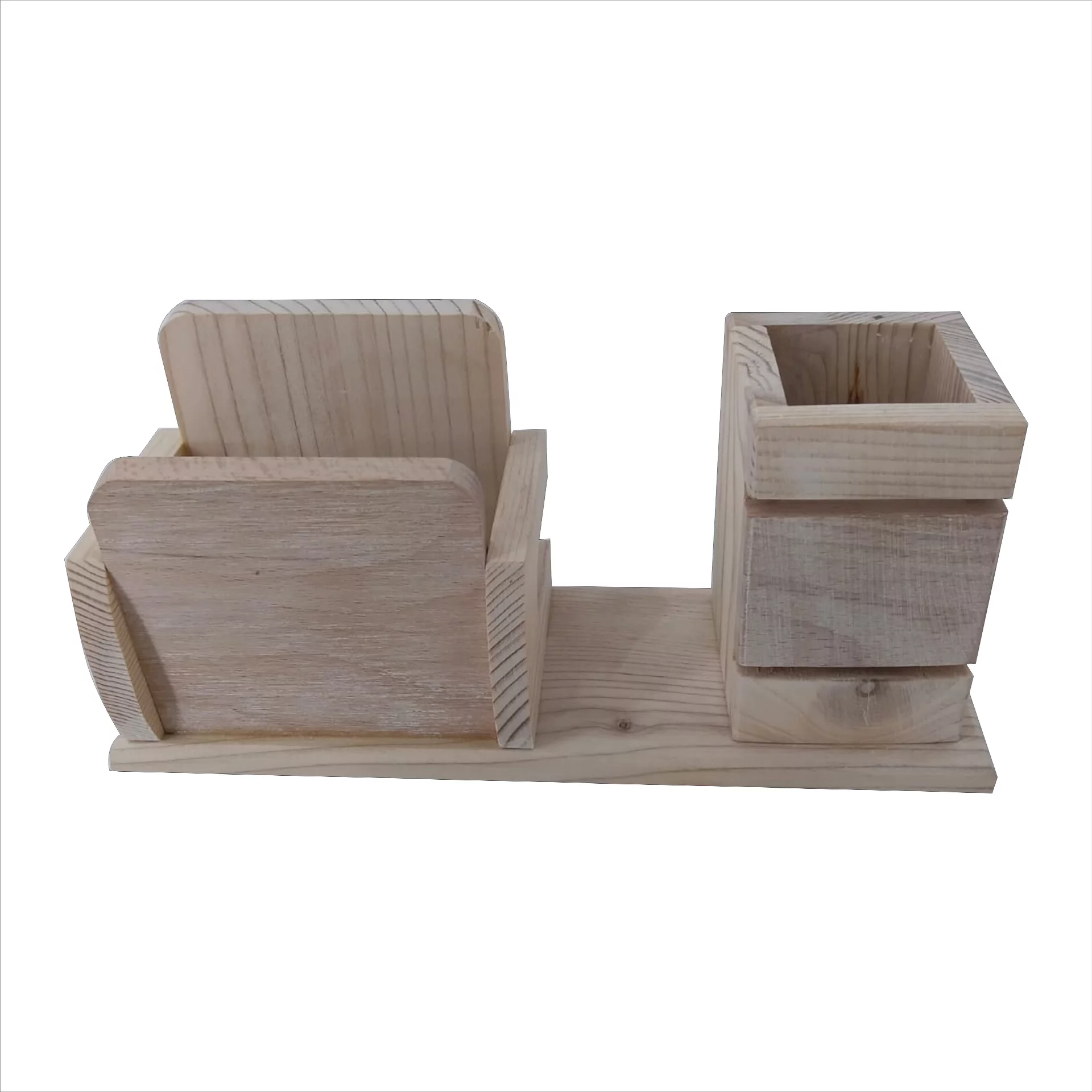 Pen Stand With Visiting Card & Mobile Holder