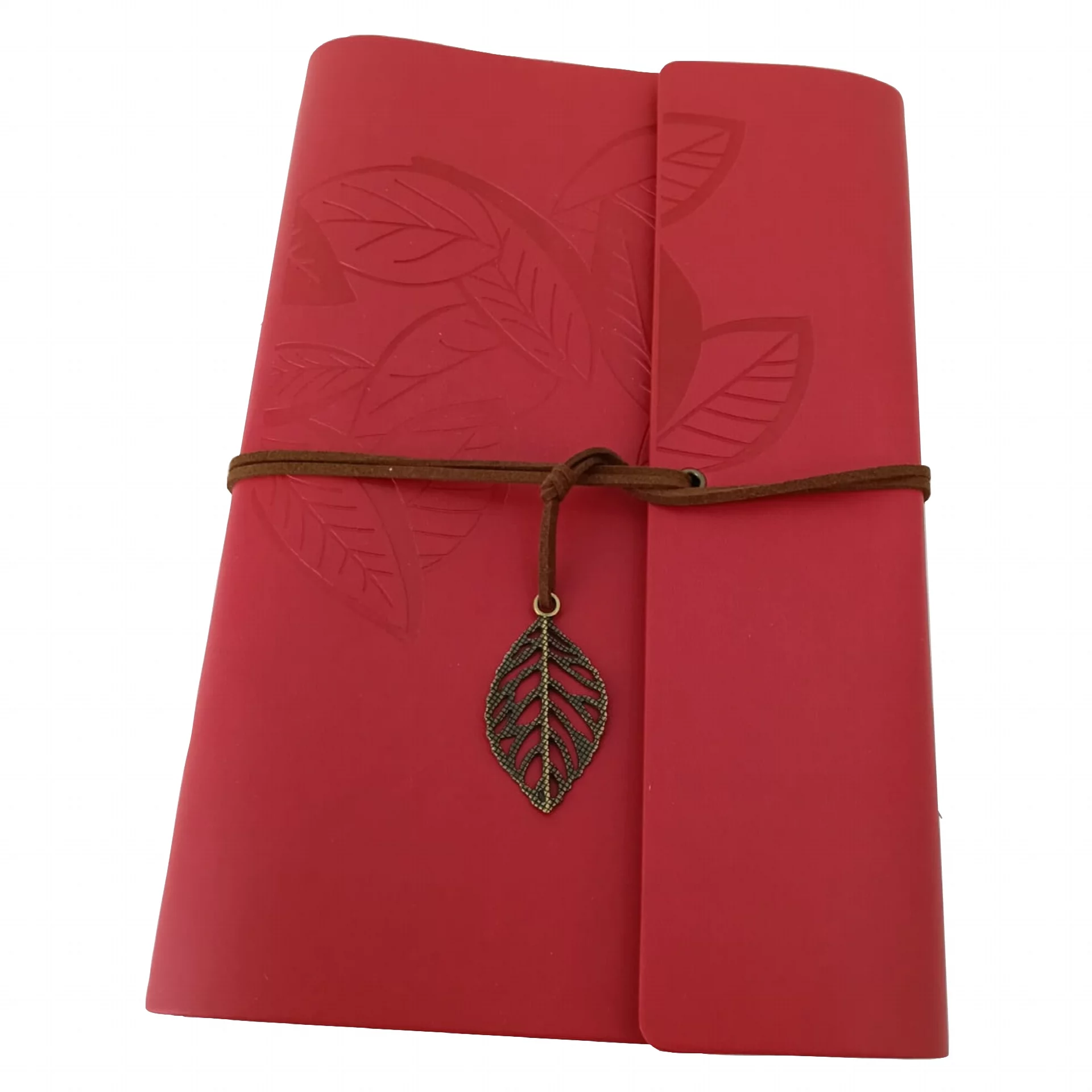Be Unique Leather Diary Embossed With Leaf of Tree & a Quote