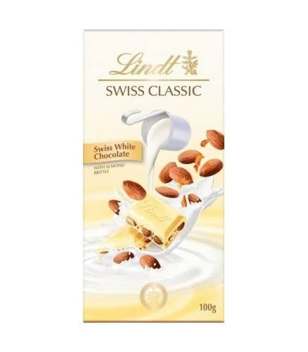 Lindt Swiss Classic White Chocolate Bar