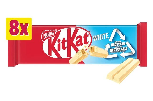 Kit Kat White Chocolate 8 Pack of 2 Fingers
