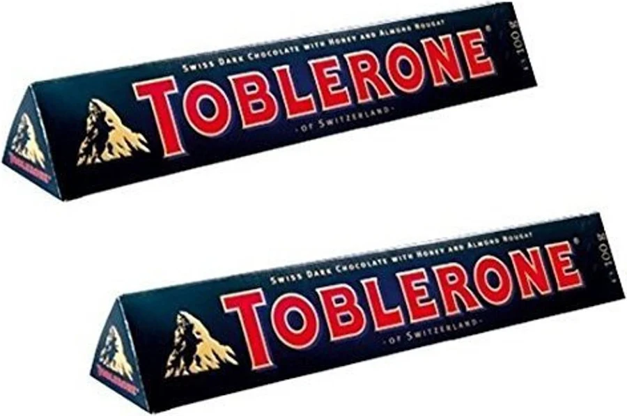 Toblerone Swiss Dark Chocolate With Honey & Almond Nougat
