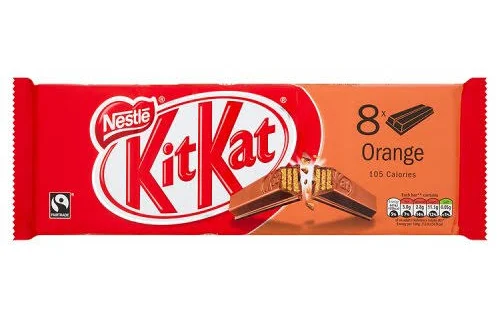 Kit Kat 2 Finger Orange 8 Pack