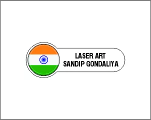 Indian Flag Magnet Badge