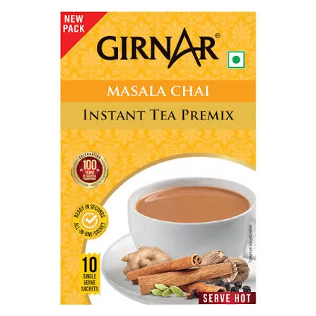 Girnar Masala Chai Instant Tea Premix Organic Jaggery