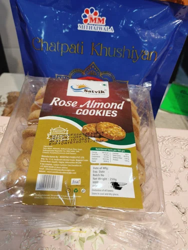 SATVIK ROSE ALMOND COOKIES 250G Mumbai