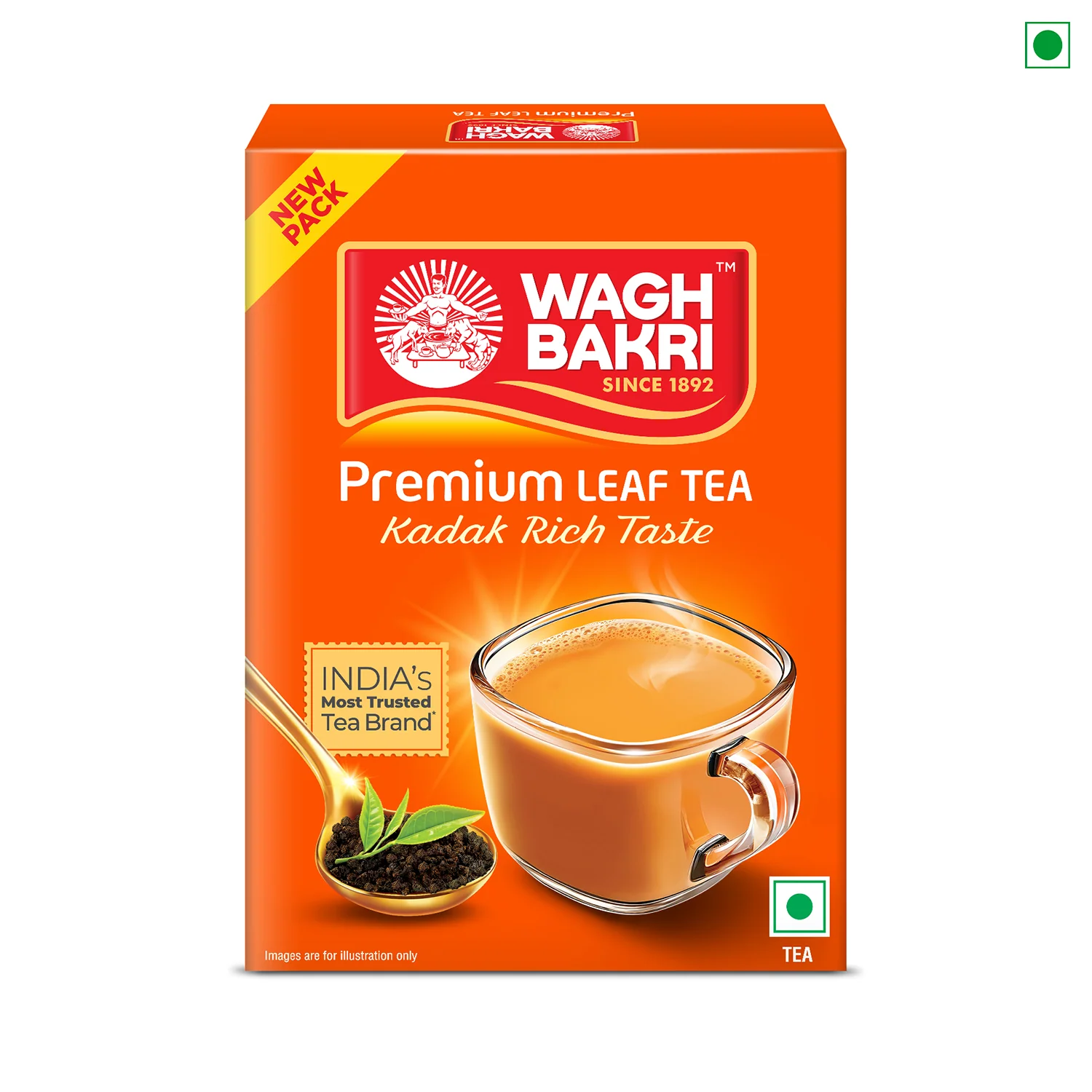 Wagh Bakri Premium Leaf Tea Kadak Rich Taste 1kg