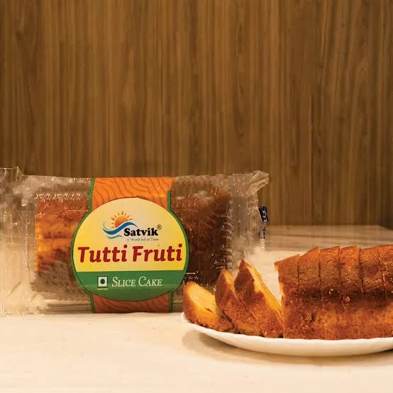 SATVIK TUTTI FRUTI SLICE CAKE 250G in Mumbai