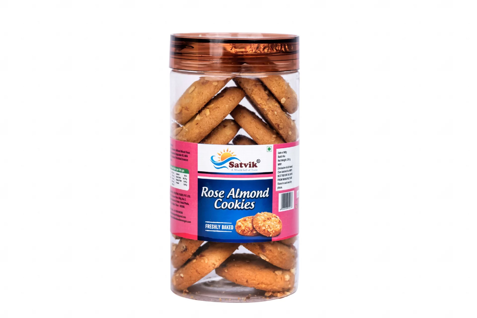 Satvik Rose Almond Cookies