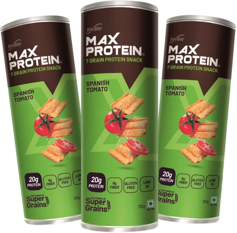 Rite Bite Max Protein Spanish Tomato Chips 120 Gms