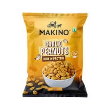 MAKINO Garlic Peanuts Rich in Protein 150gm