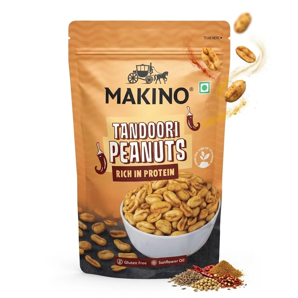 MAKINO Tandoori Peanuts Rich in Protein 150gm
