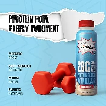 NOT ROCKET SCIENCE 26G PROTEIN PUNCH VANILLA BEAN LACTOSE