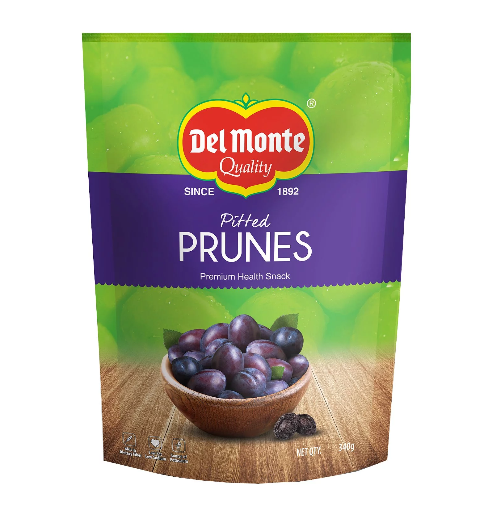 DEL MONTE CALIFORNIAN PITTED PRUNES 340G
