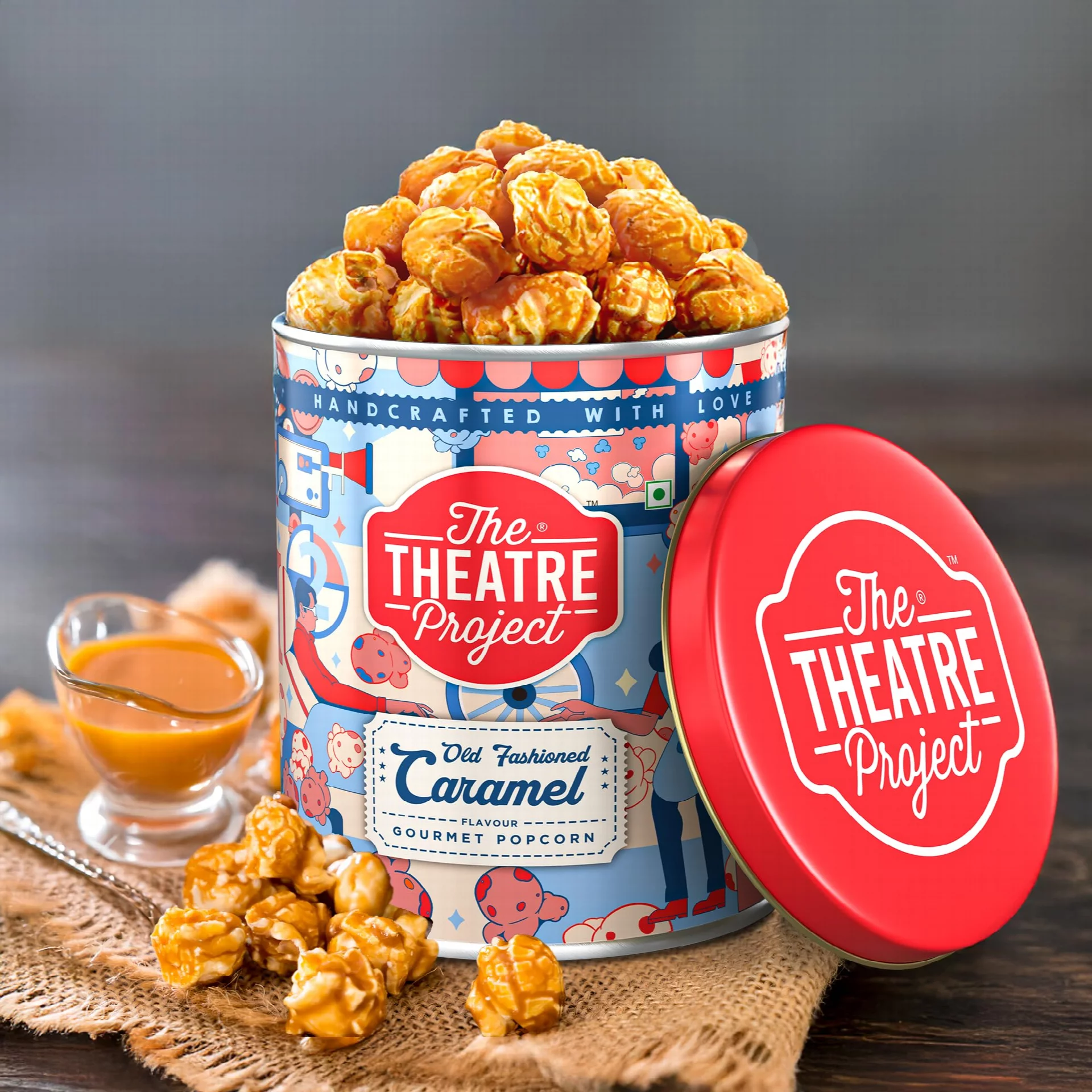 TTP Popcorn Tin Caramel 86g