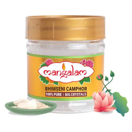 MANGALAM BHIMSENI CAMPHOR 100% PURE 50G