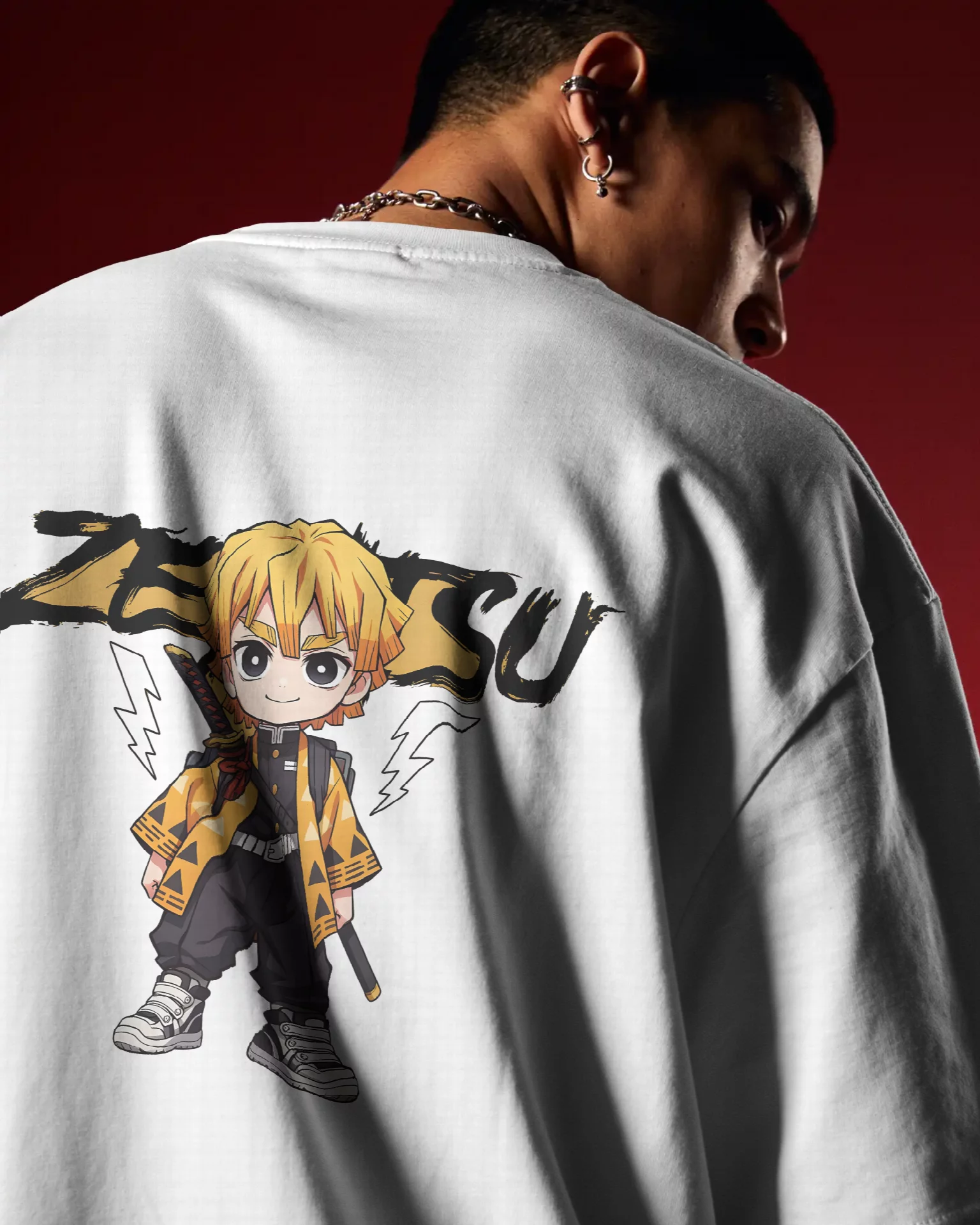 Zenitsu Oversized 240 GSM French Terry Tee