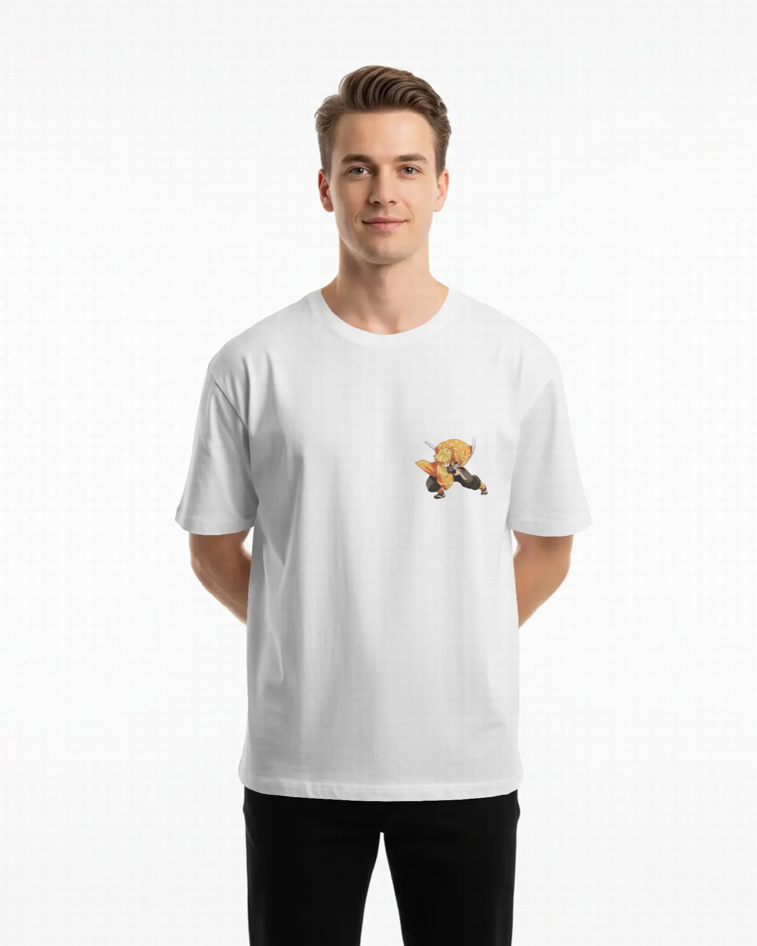 Zenitsu Oversized 240 GSM French Terry Tee