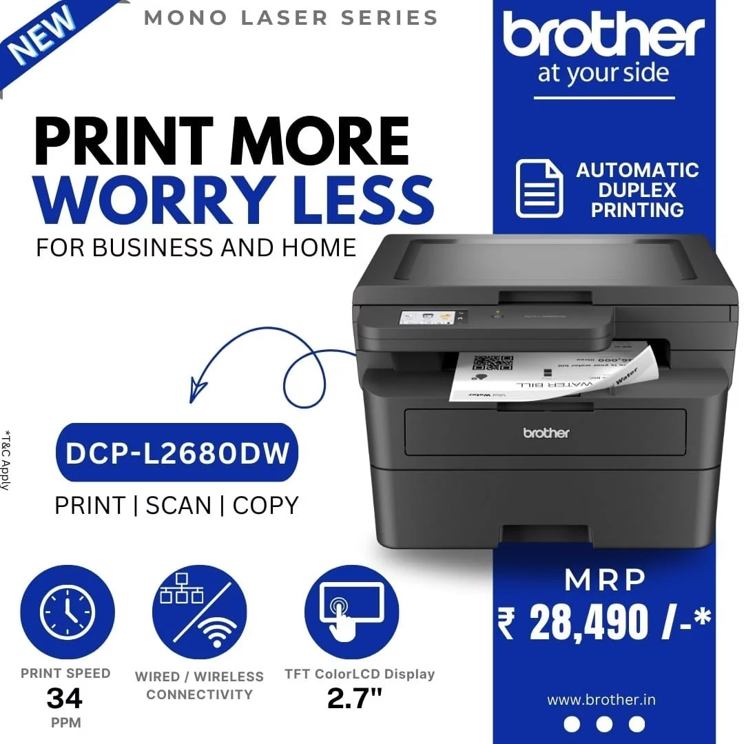 Brother DCP-L2680DW Multifunction Printers (Print / Scan / Copy)