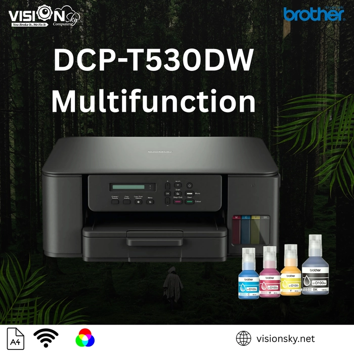 Brother DCP-T530DW Multifunction (Print / Scan / Copy) Ink Tank Printer CENTRONIX COMPUTERS 📍 M4, Navrang Plaza, 35, Sneh Nagar, Sapna Sangeeta Main Road, Indore (M.P.) – 452001