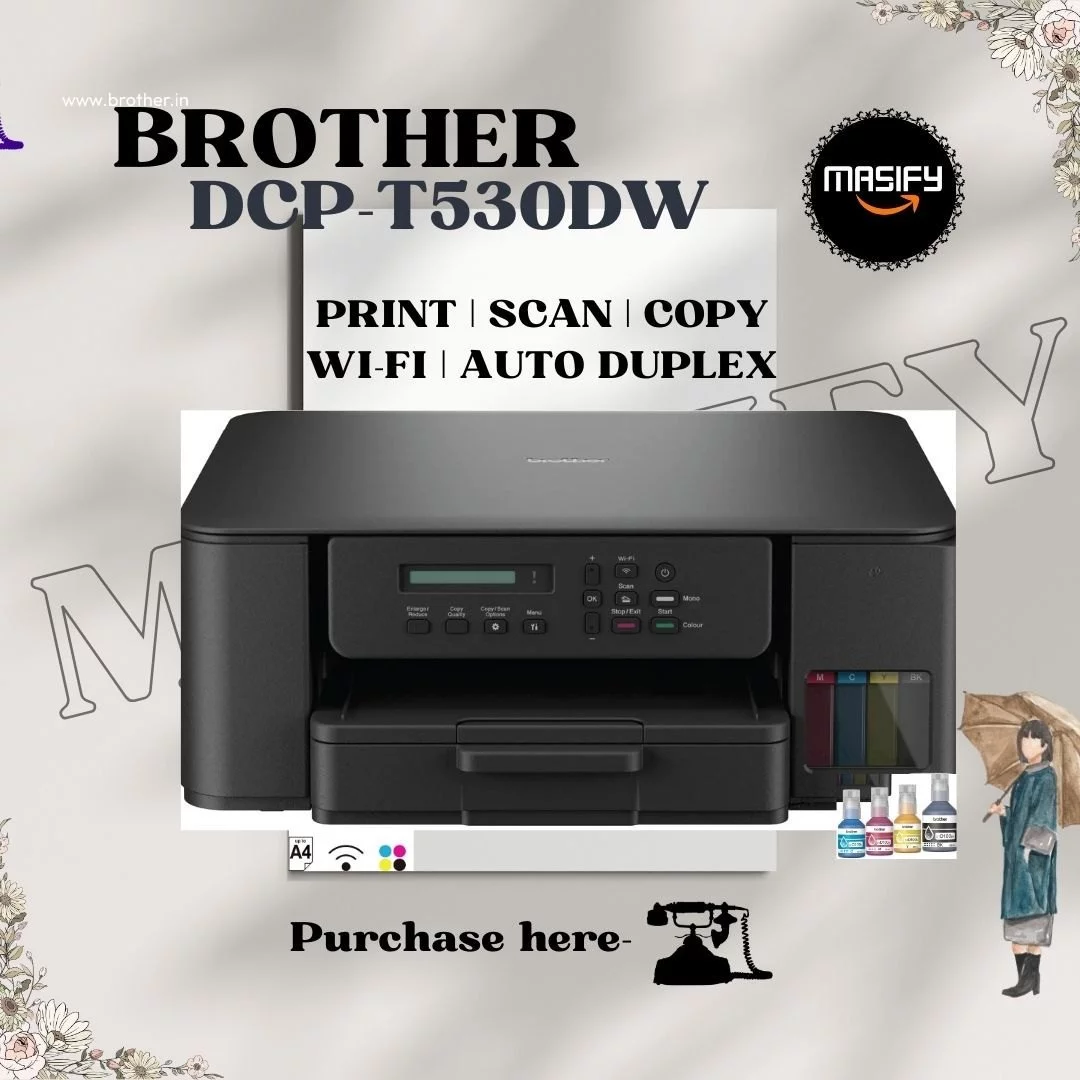 Brother DCP-T530DW Multifunction (Print / Scan / Copy) Ink Tank Printer