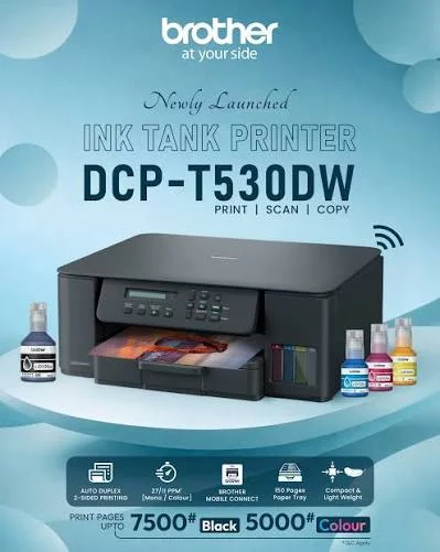 Brother DCP-T530DW Multifunction (Print / Scan / Copy) Ink Tank Printer