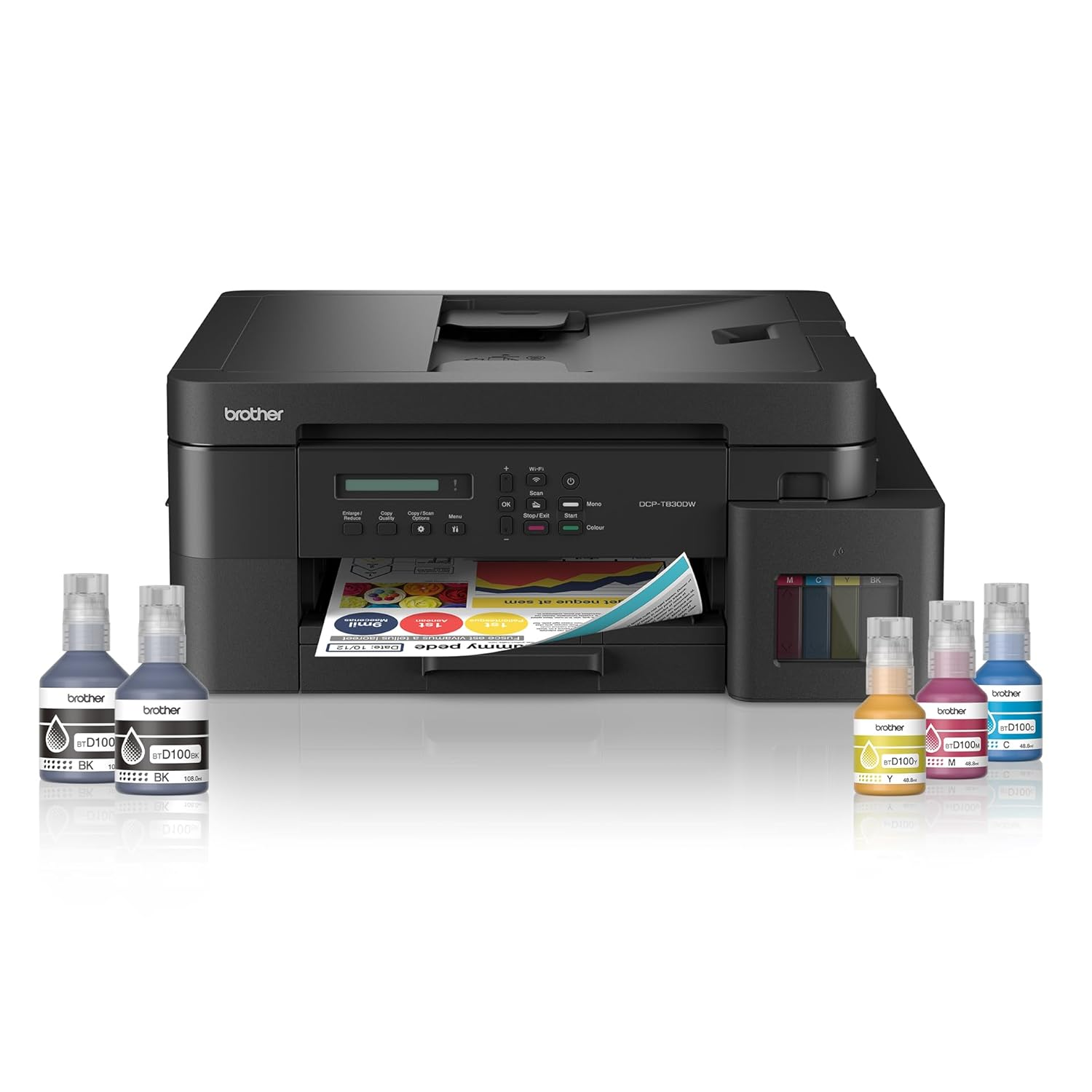 Brother DCP-T830DW Multifunction (Print / Scan / Copy) Ink Tank Printer