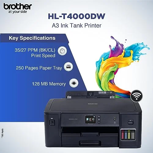 Brother HL-T4000DW Multifunction (Only Print) Ink Tank Printer