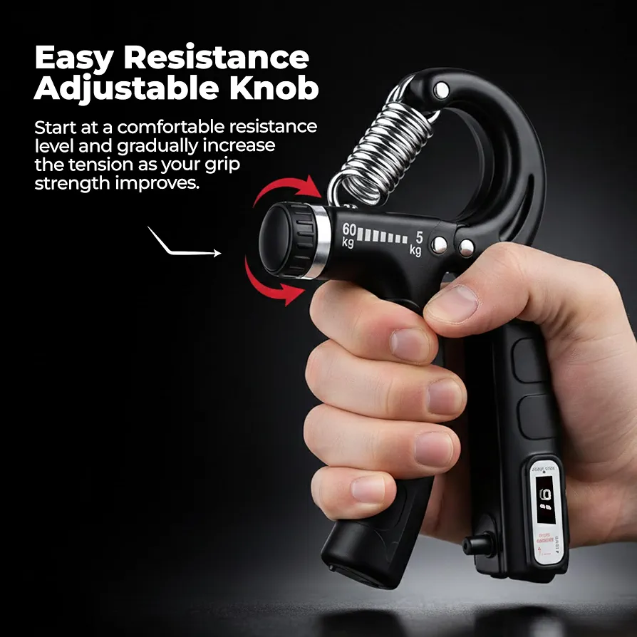 Adjustable Hand Gripper with Counter