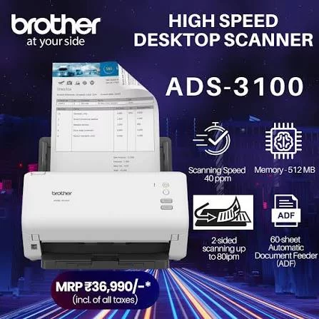 Brother ADS-3100 Document Scanners (scan)
