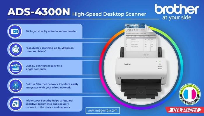 Brother ADS-4300N Document Scanners (scan)