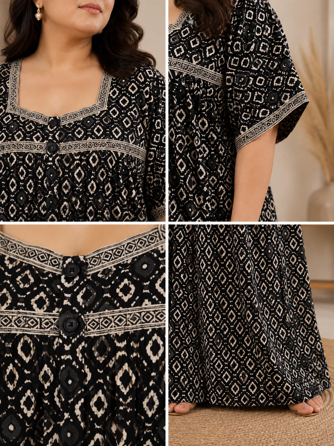 Cotton Fabric Nightwear