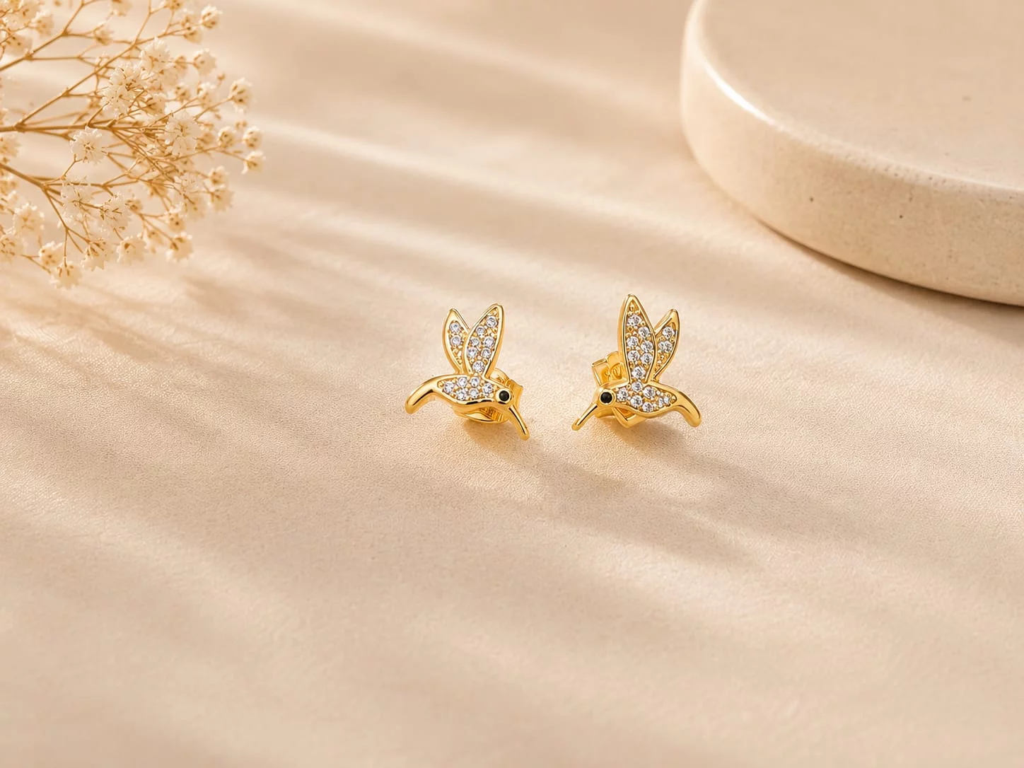 Hummingbird Stud Earrings Kairavi Vijay Nagar, Indore, Madhya Pradesh 452010, India