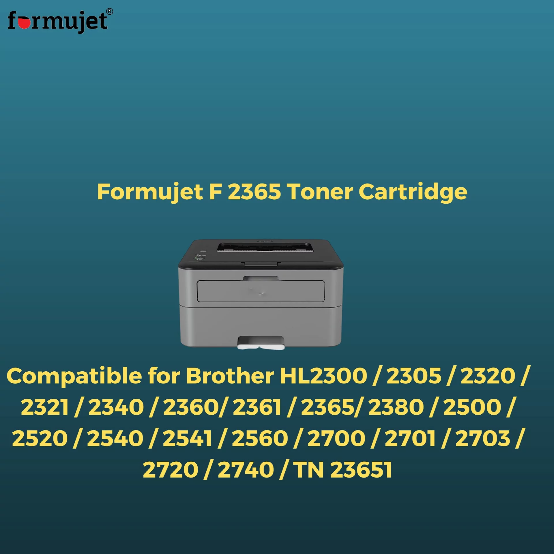Formujet F 2365 Toner Cartridge , Compatible