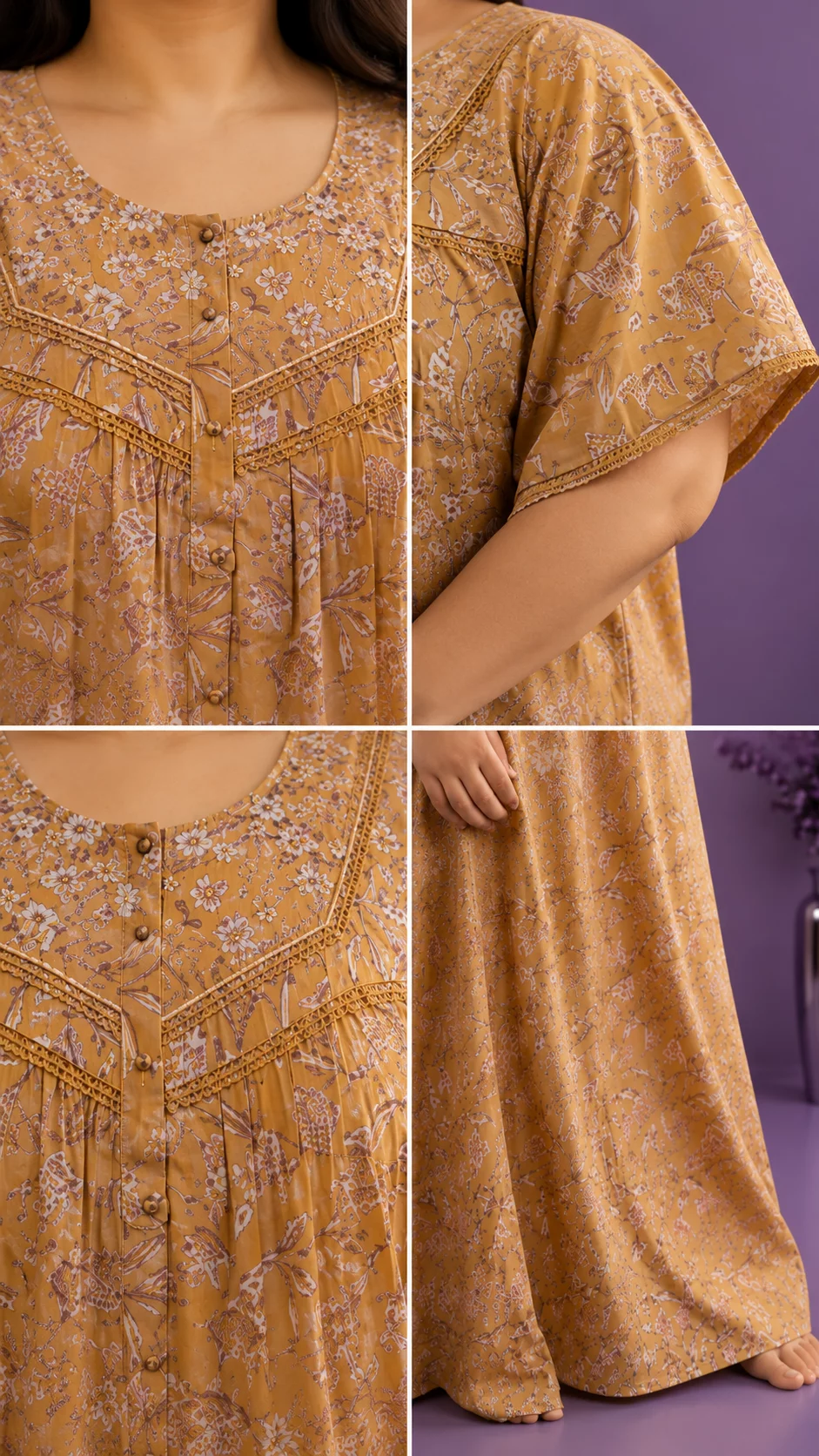 Crush Fabric Nightwear