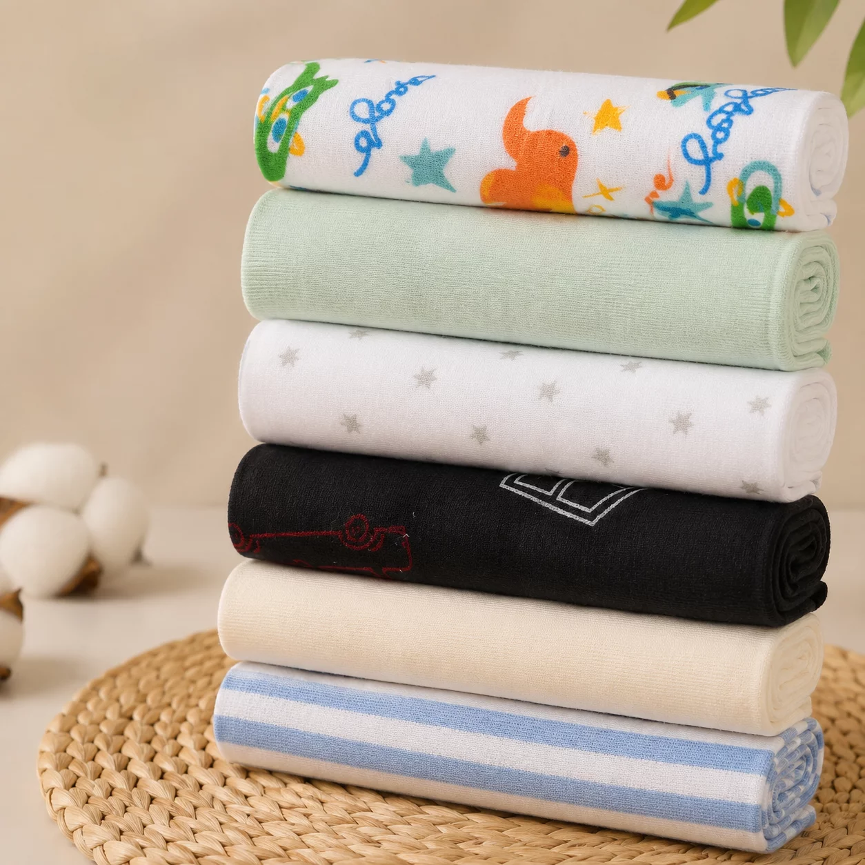 Baby Handkerchief pack of 6