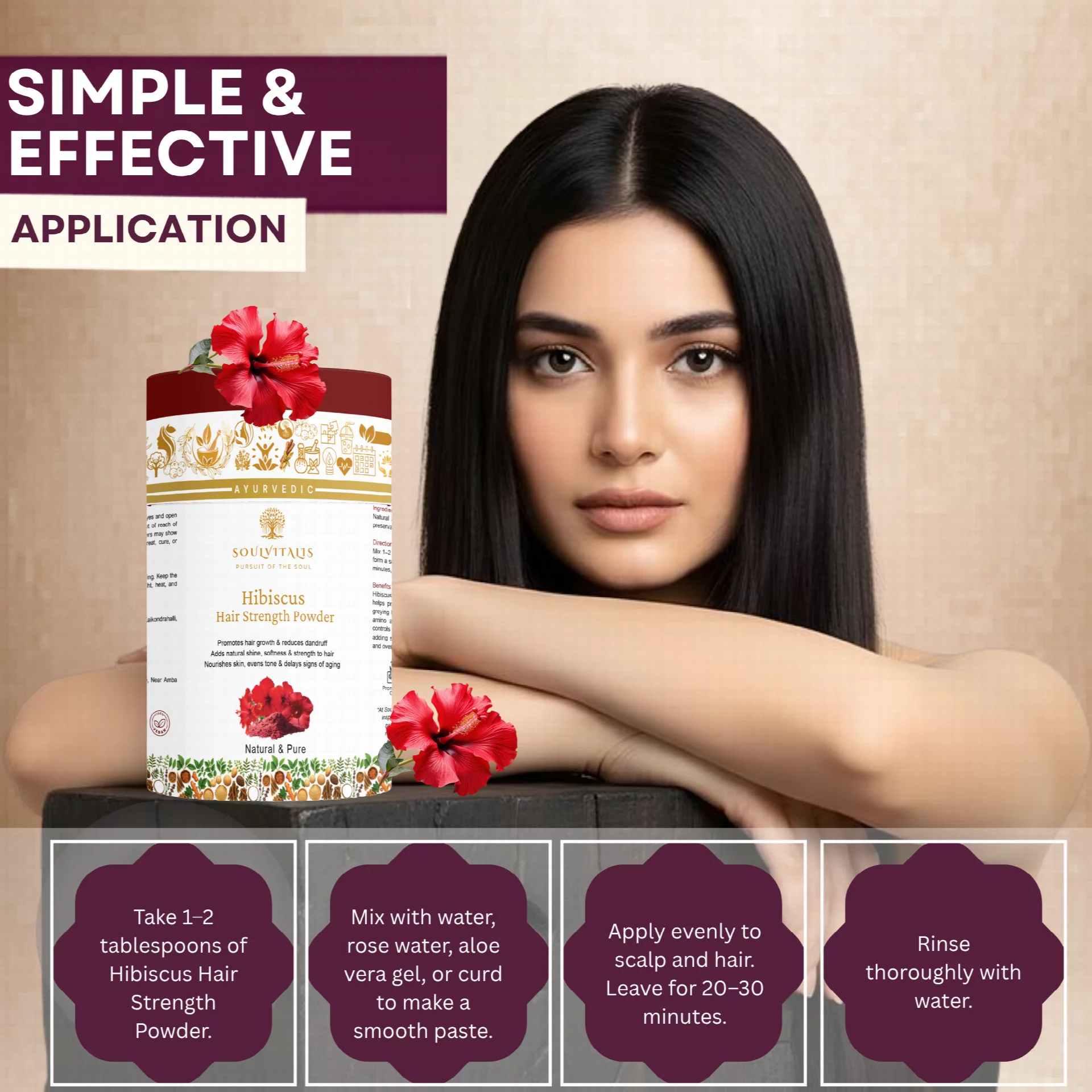 Hibiscus Hair Strength Powder