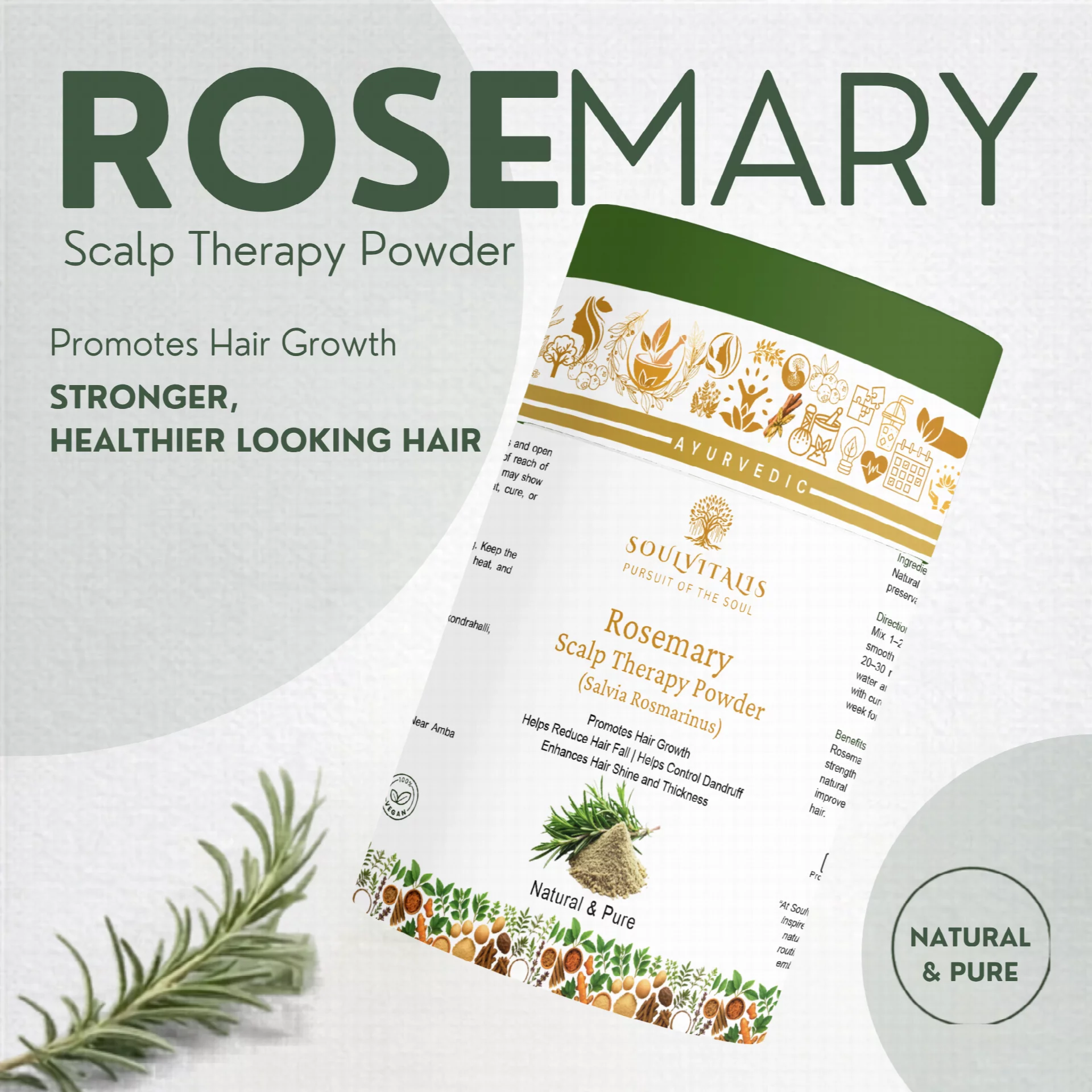 Rosemary Scalp Therapy Powder