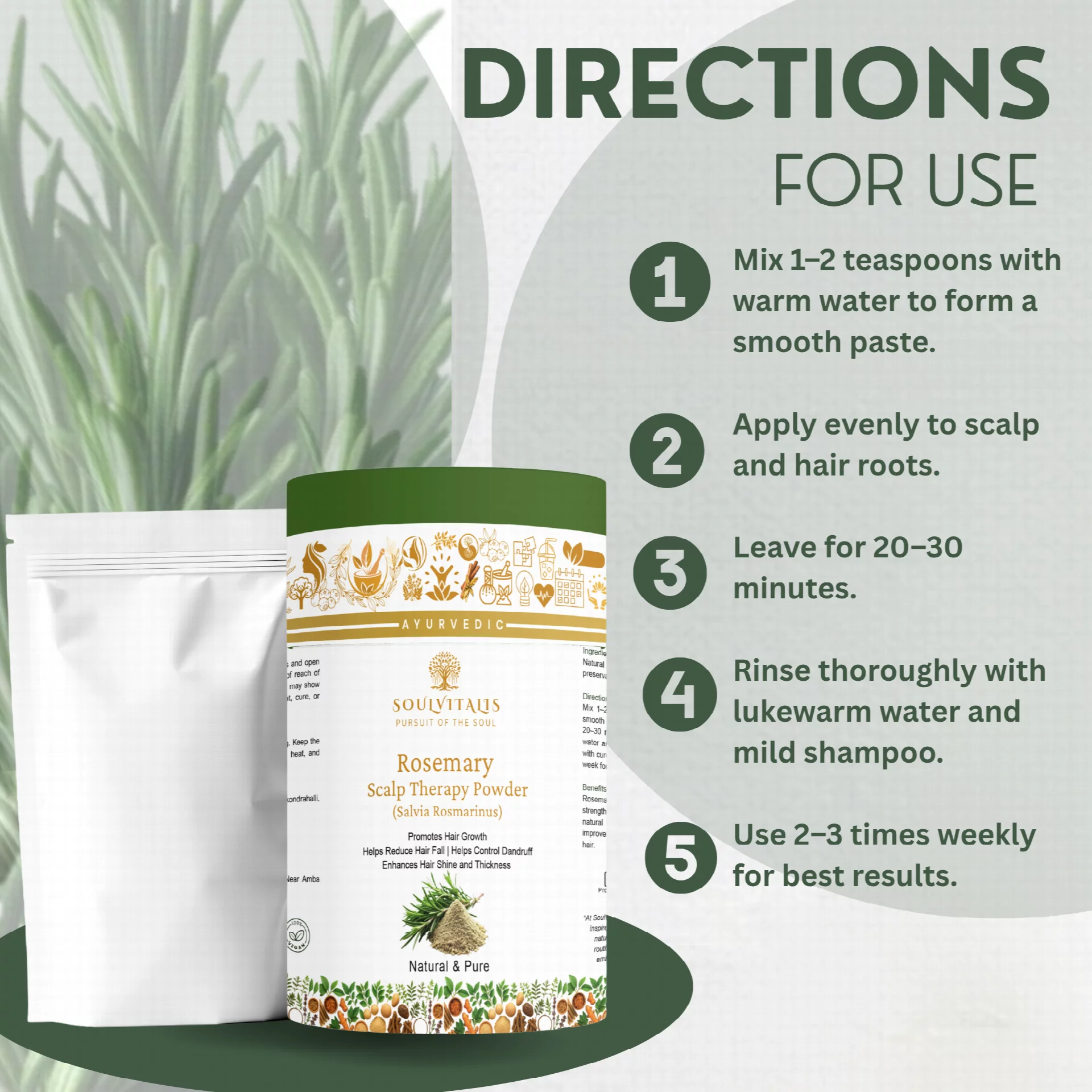 Rosemary Scalp Therapy Powder