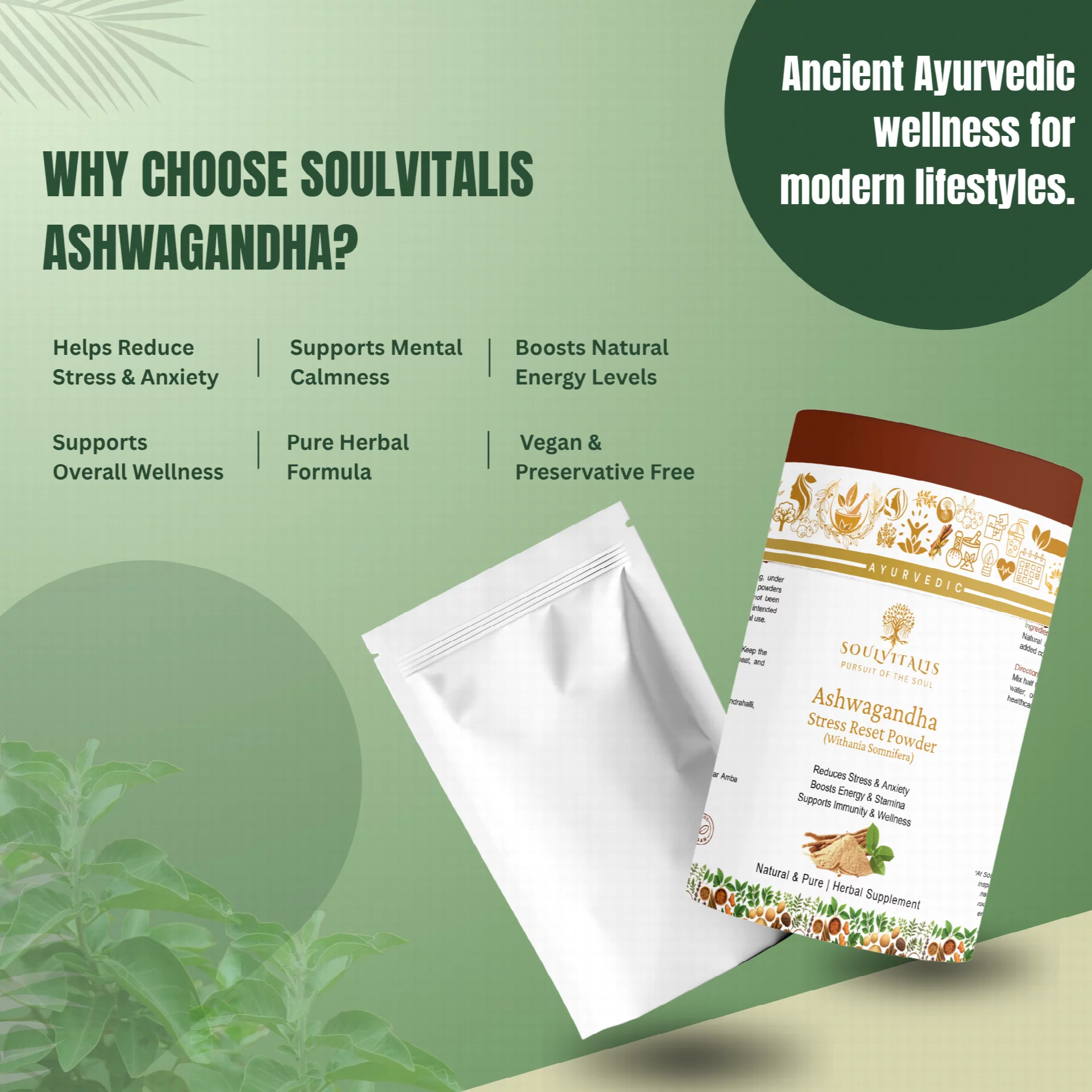 Ashwagandha Stress Reset Powder