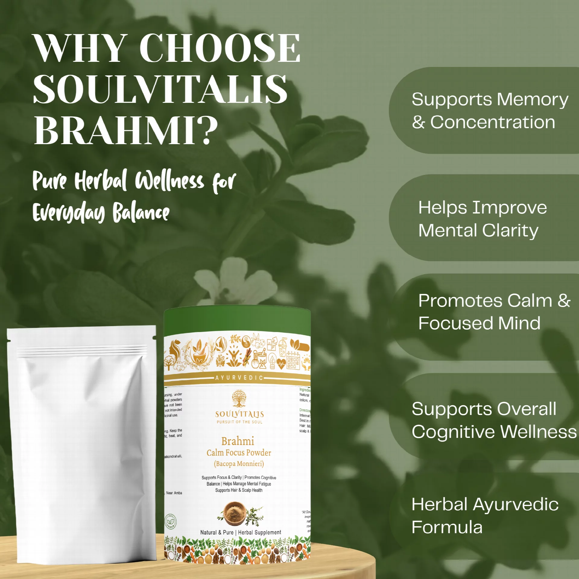 Brahmi Calm Focus Powder