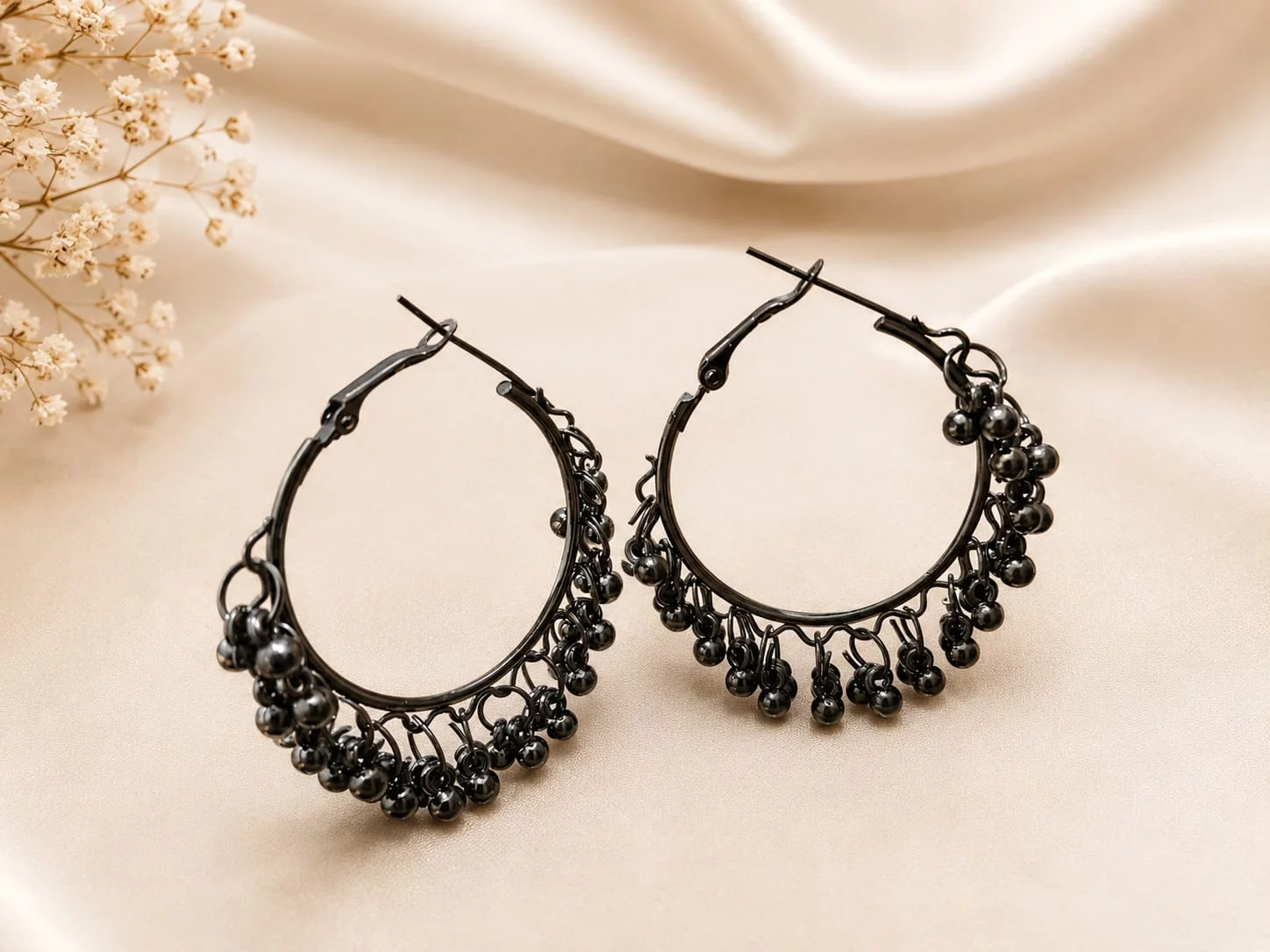 Black Oxidised Hoop with Ghungroo Kairavi Vijay Nagar, Indore, Madhya Pradesh 452010, India